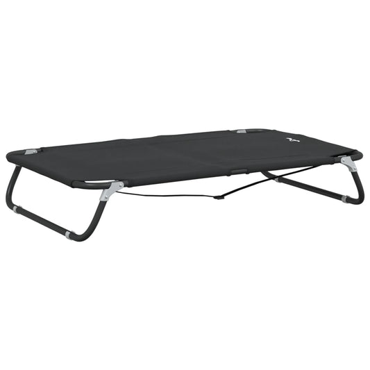 Dog Bed Foldable Anthracite Oxford Fabric And Steel