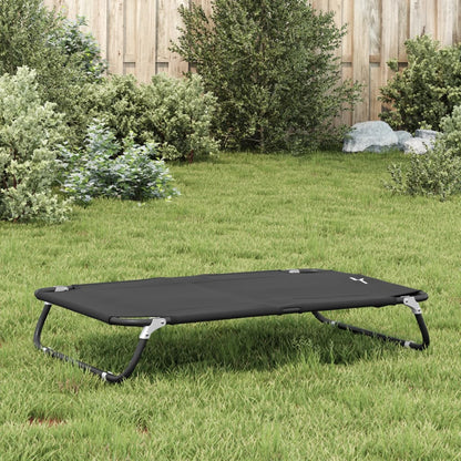 Dog Bed Foldable Anthracite Oxford Fabric And Steel
