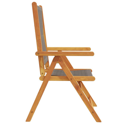 Garden Chairs 2 Pcs Solid Wood Acacia And Polypropylene