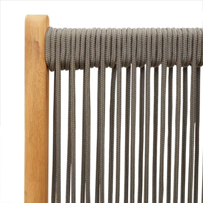 Garden Chairs 2 Pcs Solid Wood Acacia And Polypropylene