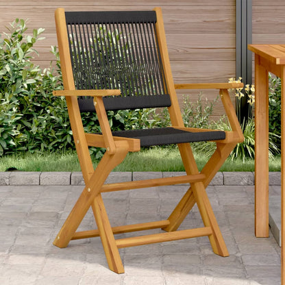 Folding Garden Chairs 6 Pcs Solid Wood Acacia