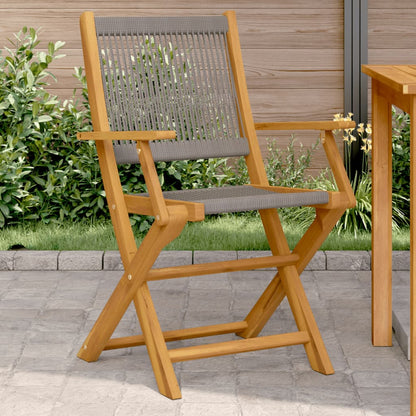 Folding Garden Chairs 6 Pcs Solid Wood Acacia