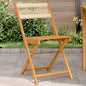 Bistro Chairs 2 Pcs Solid Wood Acacia And Rope