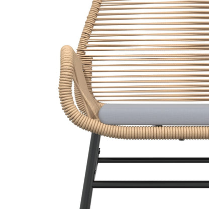 Garden Chairs 2 Pcs With Cushions Poly Rattan