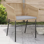 Garden Chairs 2 Pcs With Cushions Poly Rattan