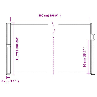 Retractable Side Awning