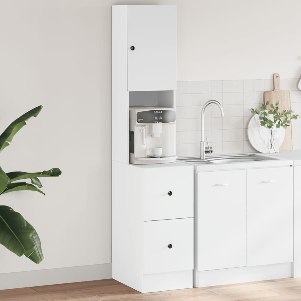 Kitchen Cabinet 35X50X180 Cm Engineered Wood