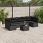 8 Piece Garden Sofa Set With Cushions Poly Rattan