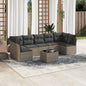 8 Piece Garden Sofa Set With Cushions Poly Rattan