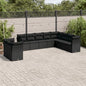 11 Piece Garden Sofa Set With Cushions Poly Rattan