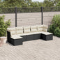 7 Piece Garden Sofa Set With Cushions Poly Rattan