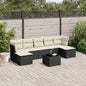 7 Piece Garden Sofa Set With Cushions Poly Rattan