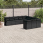 12 Piece Garden Sofa Set With Cushions Poly Rattan