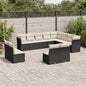 12 Piece Garden Sofa Set With Cushions Poly Rattan