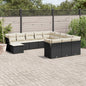 13 Piece Garden Sofa Set With Cushions Poly Rattan