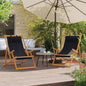 Folding Beach Chair Fabric And Wooden Frame
