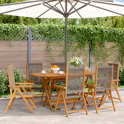Garden Chairs 2 Pcs Solid Wood Acacia And Polypropylene