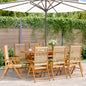 Garden Chairs 2 Pcs Solid Wood Acacia And Polypropylene