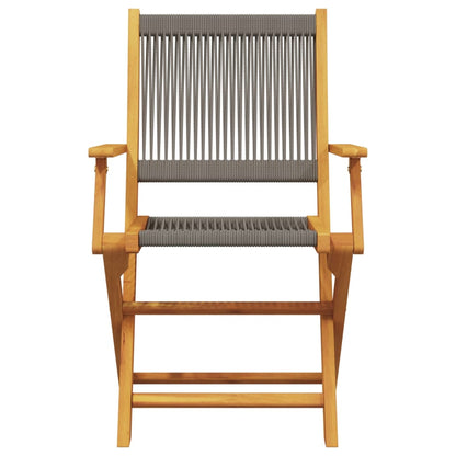 Folding Garden Chairs 6 Pcs Solid Wood Acacia