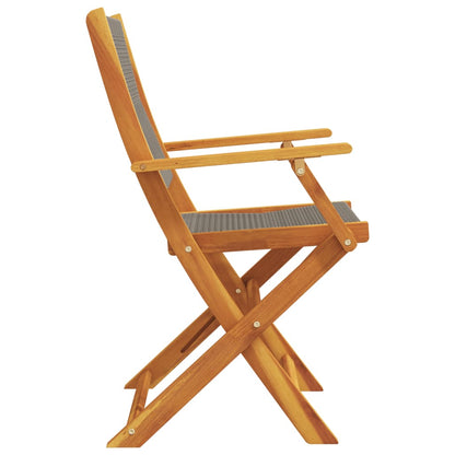 Folding Garden Chairs 6 Pcs Solid Wood Acacia