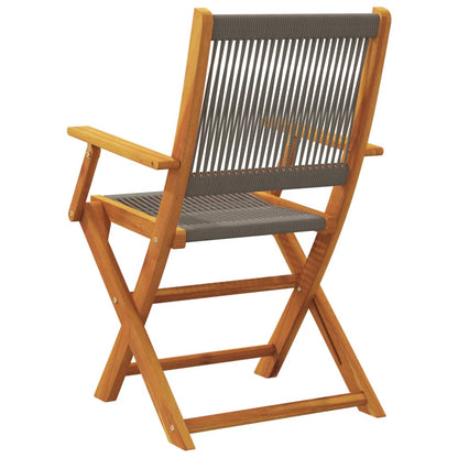 Folding Garden Chairs 6 Pcs Solid Wood Acacia