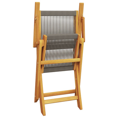 Folding Garden Chairs 6 Pcs Solid Wood Acacia