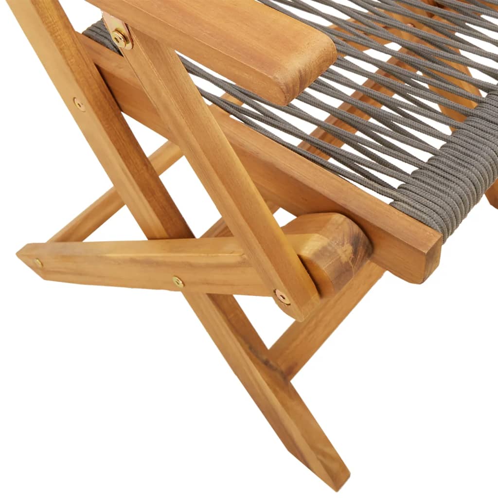 Folding Garden Chairs 6 Pcs Solid Wood Acacia