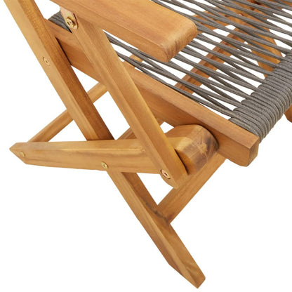 Folding Garden Chairs 6 Pcs Solid Wood Acacia