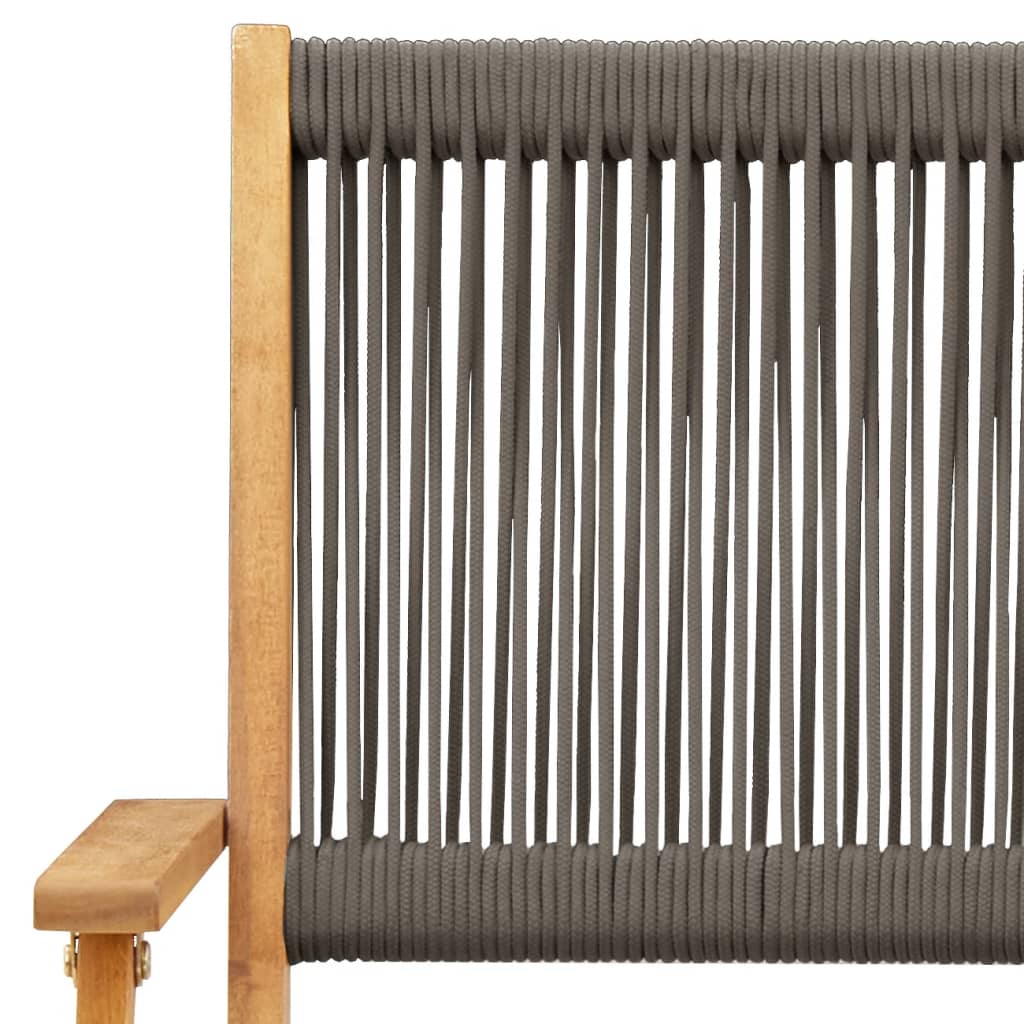 Folding Garden Chairs 6 Pcs Solid Wood Acacia