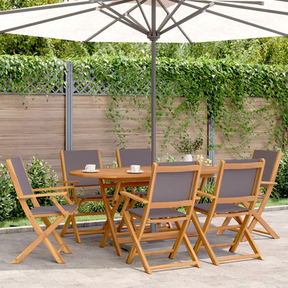 Garden Chairs 2 Pcs White Solid Wood Acacia And Fabric