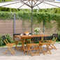 Bistro Chairs 2 Pcs Solid Wood Acacia And Poly Rattan
