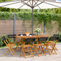 Bistro Chairs 2 Pcs Solid Wood Acacia And Poly Rattan