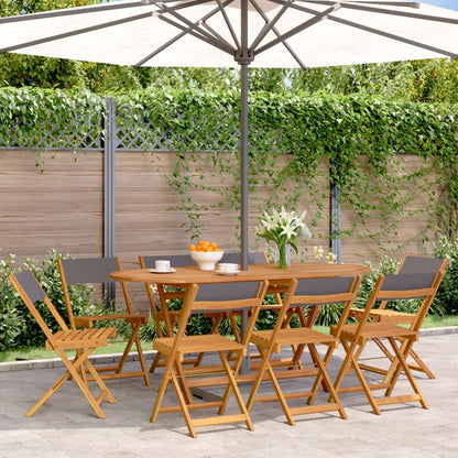 Bistro Chairs 2 Pcs White Solid Wood Acacia And Fabric
