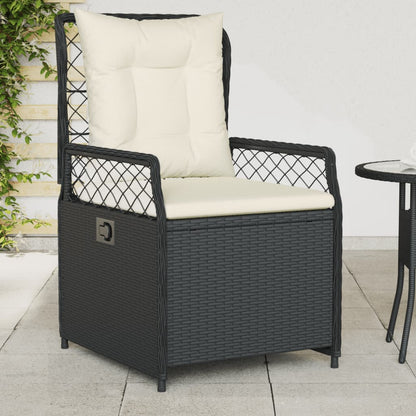 Reclining Garden Chairs 2 Pcs Poly Rattan