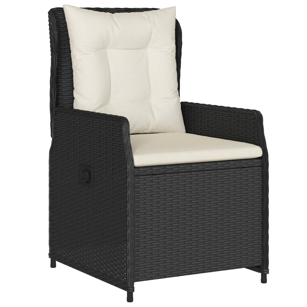 Reclining Garden Chairs 2 Pcs Poly Rattan