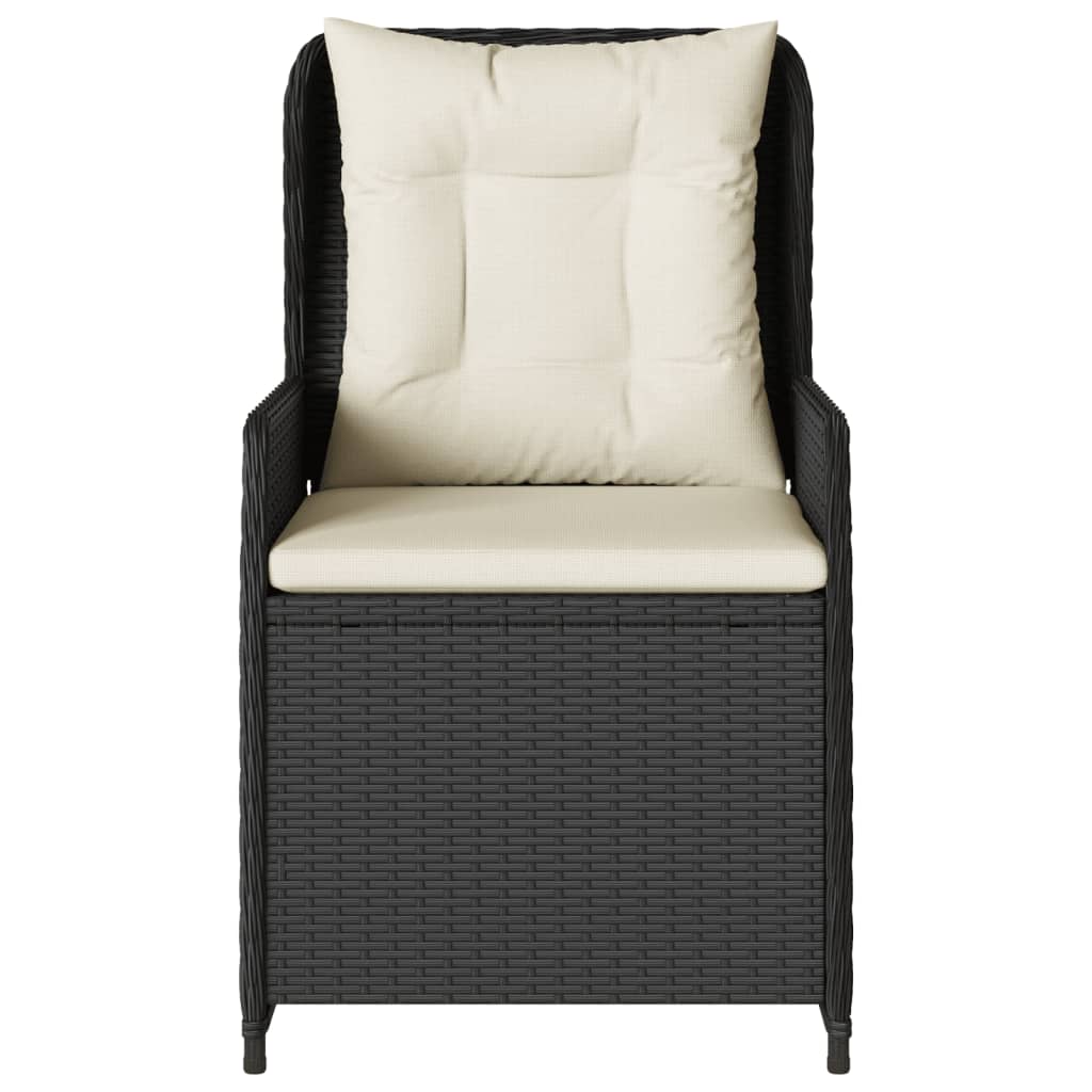 Reclining Garden Chairs 2 Pcs Poly Rattan