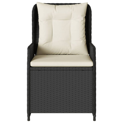 Reclining Garden Chairs 2 Pcs Poly Rattan