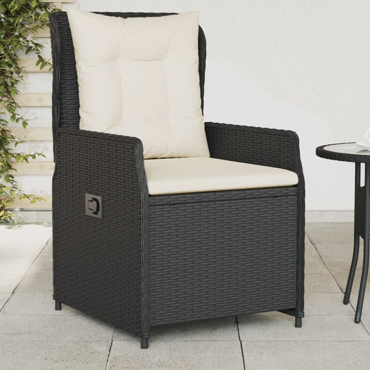 Reclining Garden Chairs 2 Pcs Poly Rattan