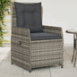 Reclining Garden Chairs 2 Pcs Poly Rattan