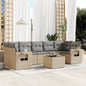 8 Piece Garden Sofa Set With Cushions Poly Rattan
