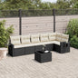 6 Piece Garden Sofa Set With Cushions Poly Rattan