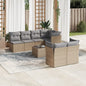 8 Piece Garden Sofa Set With Cushions Poly Rattan
