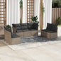 8 Piece Garden Sofa Set With Cushions Poly Rattan