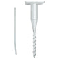 In-Ground Parasol Base With Rod 16X16X52 Cm Steel