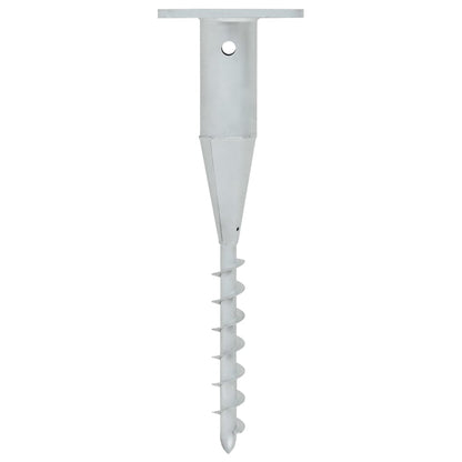 In-Ground Parasol Base With Rod 16X16X52 Cm Steel