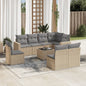 9 Piece Garden Sofa Set With Cushions Poly Rattan