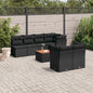 8 Piece Garden Sofa Set With Cushions Grey Poly Rattan