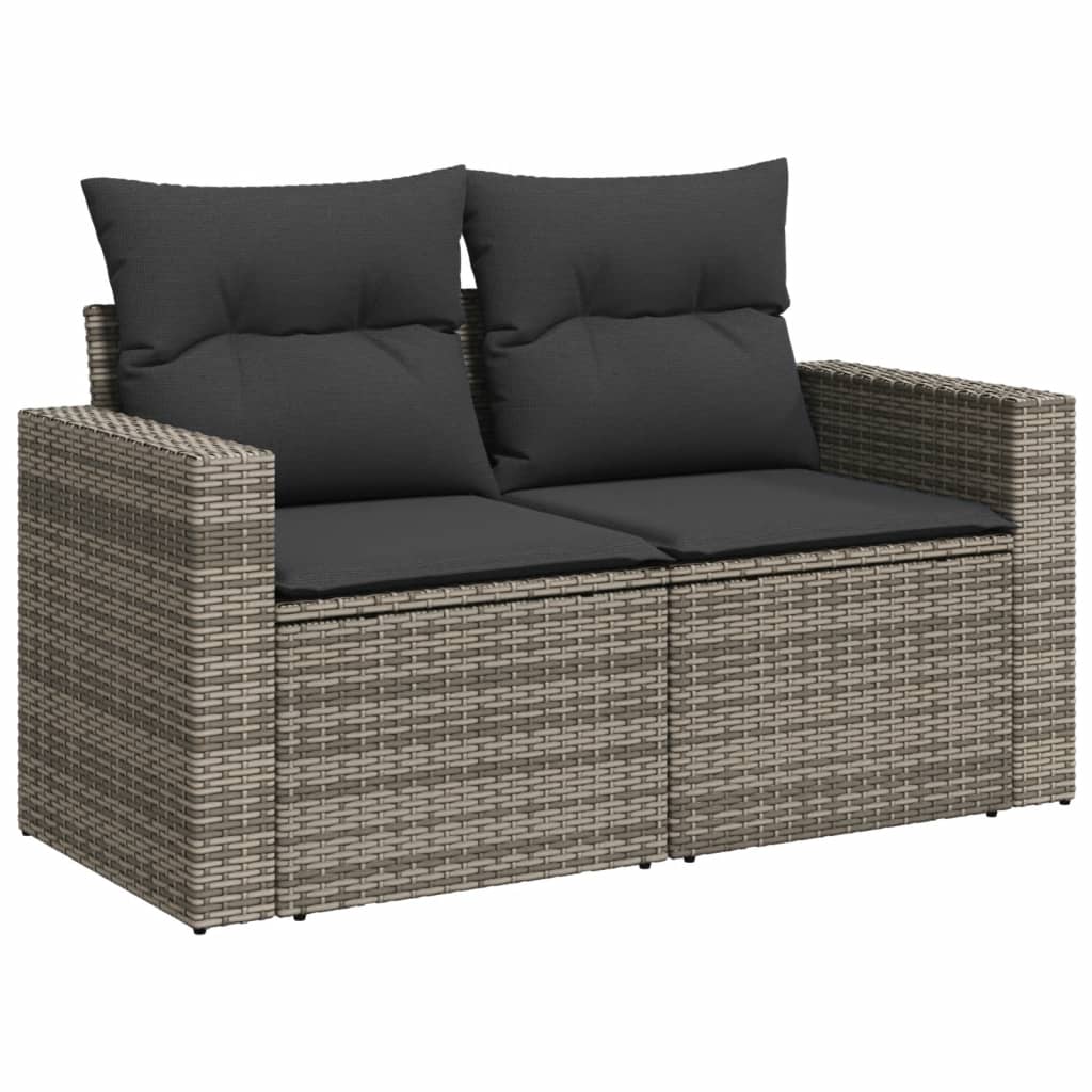 13 Piece Garden Sofa Set With Cushions Poly Rattan