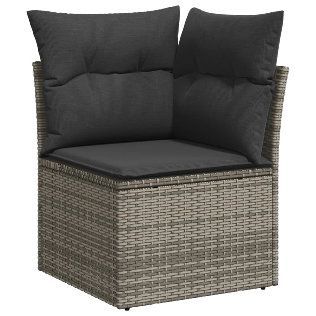 13 Piece Garden Sofa Set With Cushions Poly Rattan