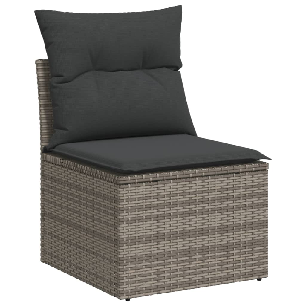 13 Piece Garden Sofa Set With Cushions Poly Rattan